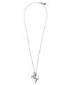 Ferrari Logo Necklace In White