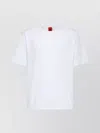 Ferrari Logo Print Lightweight Cotton T-shirt In White