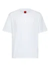 Ferrari Logo Print Lightweight Cotton T-shirt In White