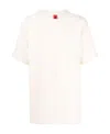 Ferrari Logo-embossed Relaxed-fit Cotton-blend T-shirt In White