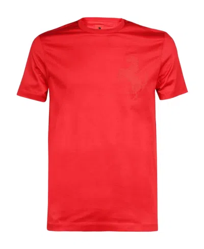 Ferrari Logo T-shirt In Red