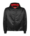 Ferrari Contrasting Ribbon Jacket In Black