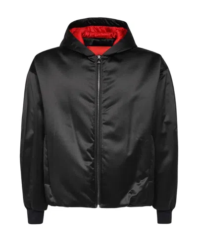 FERRARI FERRARI HOODED BOMBER COAT