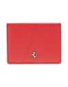 Ferrari Man Cardholder Red Size - Cow Leather