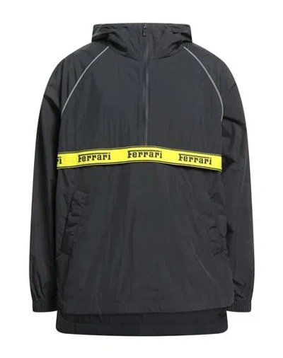 Ferrari Man Jacket Black Size L Nylon