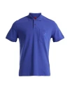 Ferrari Man Polo Shirt Blue Size M Organic Cotton, Elastane