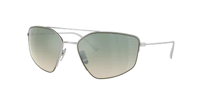 Ferrari Man Sunglass Fh1009t In Gradient Green Mirror