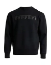 Ferrari Man Sweatshirt Black Size S Viscose, Polyurethane, Elastane