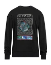 Ferrari Man Sweatshirt Black Size Xl Cotton In Black