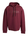 Ferrari Man Sweatshirt Burgundy Size Xl Viscose, Polyurethane, Elastane In Red