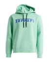 Ferrari Man Sweatshirt Light Green Size L Viscose, Polyurethane, Elastane