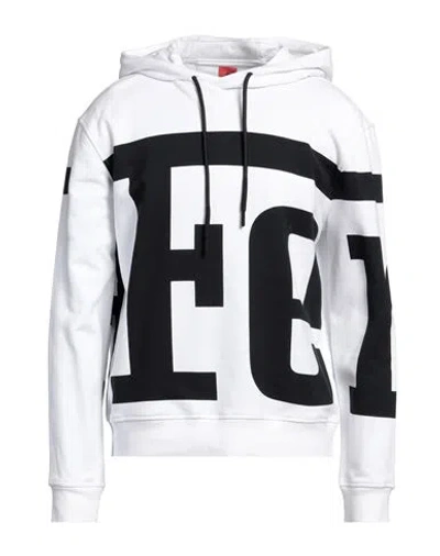 Ferrari Man Sweatshirt White Size S Cotton, Elastane