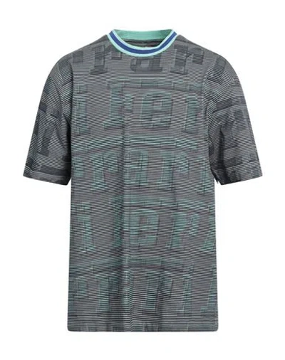 Ferrari Man T-shirt Grey Size L Cotton, Polyester, Elastane
