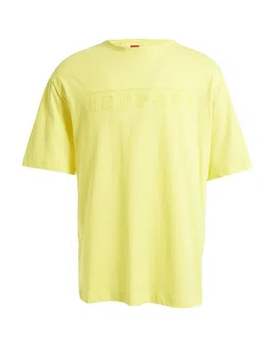 Ferrari Man T-shirt Yellow Size Xxl Cotton