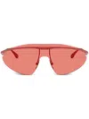 Ferrari Unisex Sunglasses Fh1015 In Red