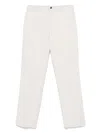 Ferrari Beige Cotton Trousers In White