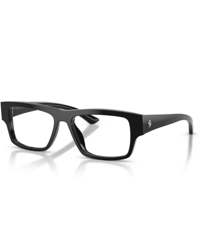 Ferrari Men's Eyeglasses, Fh4014u In Black Shiny