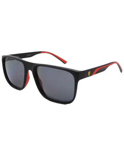 Ferrari Men's Fz6002u 59mm Polarized Sunglasses In Black