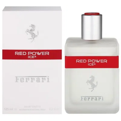 Ferrari Men's Red Power Ice Edt Spray 4.2 oz Fragrances 8002135131057 In Transparent