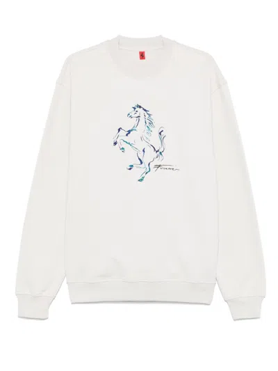 FERRARI FERRARI MEN SWEATSHIRT WITH LOGO