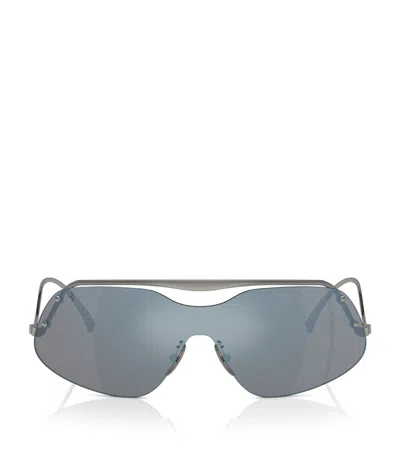 Ferrari Metal Fh1007 Sunglasses In Grey