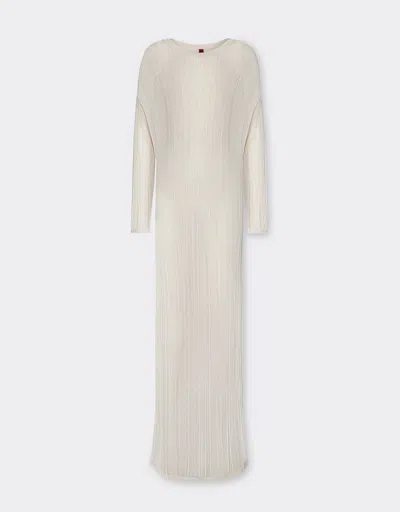Ferrari Midi Dress In Perforated Q-cycle® Fabric In Multi