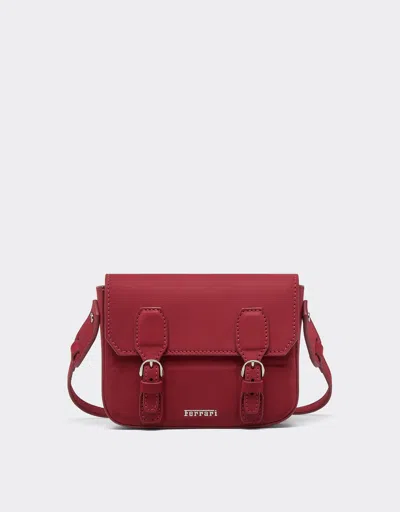 Ferrari Mini Nubuck Messenger Bag