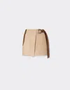 Ferrari Mini Skirt In Nappa And Suede