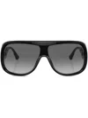 Ferrari Oversized Frame Sunglasses In Black