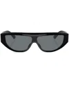 Ferrari Oversized Frame Sunglasses In Black