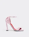 Ferrari Patent Leather High Heel Sandal With Strap
