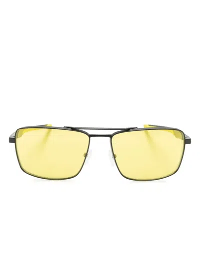 Ferrari Pilot-frame Sunglasses In Black