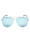 Ferrari Pilot-frame Sunglasses In Silber
