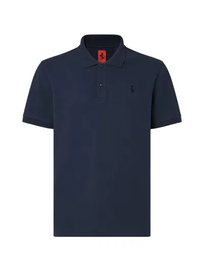 FERRARI PIQUE POLO SHIRT