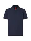 Ferrari Piquet Texture Short Sleeve Polo Shirt In Multi