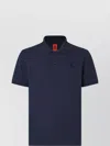 Ferrari Piquet Texture Short Sleeve Polo Shirt In Blue