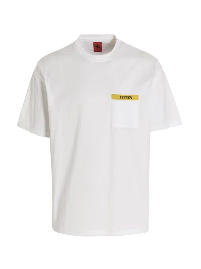 Ferrari Pocket T-shirt In White
