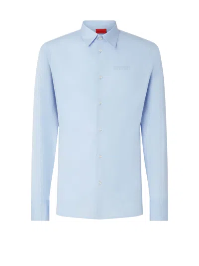 Ferrari Popeline Shirt In Blue