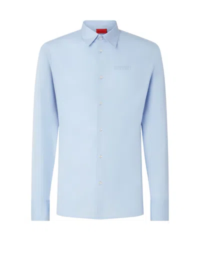 Ferrari Popeline Shirt In Blue