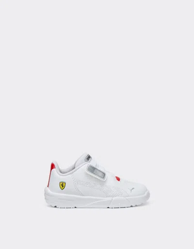 Ferrari Puma For Scuderia  Drift Cat Decima 2.0 First Steps Trainers In Optical White
