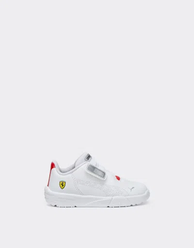 Ferrari Puma For Scuderia  Drift Cat Decima 2.0 First Steps Trainers In Optical White