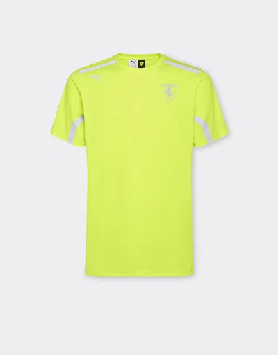Ferrari Puma For Scuderia  Hp 2025 Set-up Team T-shirt In Yellow