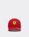 Ferrari Puma For Scuderia  Hp 2025 Team Baseball Cap In Cherry