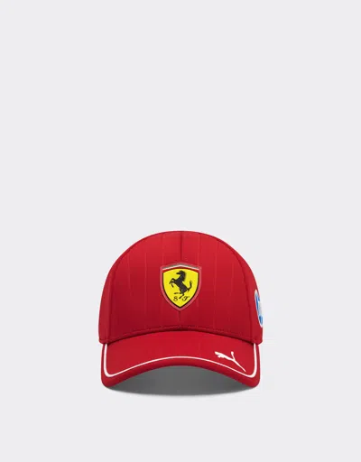 Ferrari Puma For Scuderia  Hp 2025 Team Baseball Cap In Cherry