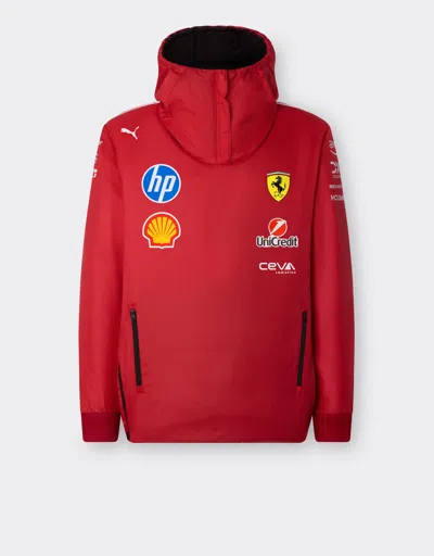 Ferrari Puma For Scuderia  Hp 2025 Team Reversible Jacket In Red