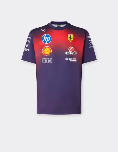 Ferrari Puma Replica T-shirt For Scuderia  Hp China 2026 In Purple