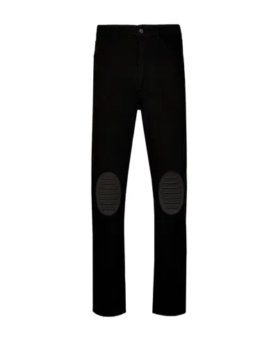 Ferrari Pvc Patch Jeans In Black