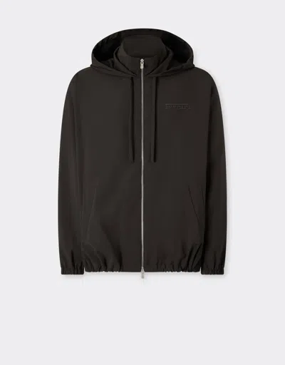 Ferrari Q-cycle® Cool Wool Windbreaker In Brown