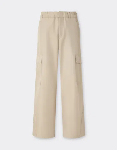 Ferrari Q-cycle® Cotton Twill Cargo Pants In Gray