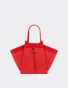 Ferrari Raffia And Leather Tote Bag